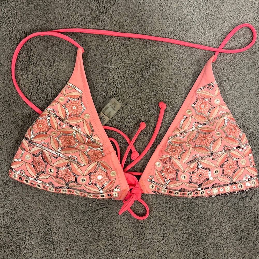 Victoria’s Secret sequin bikini top M